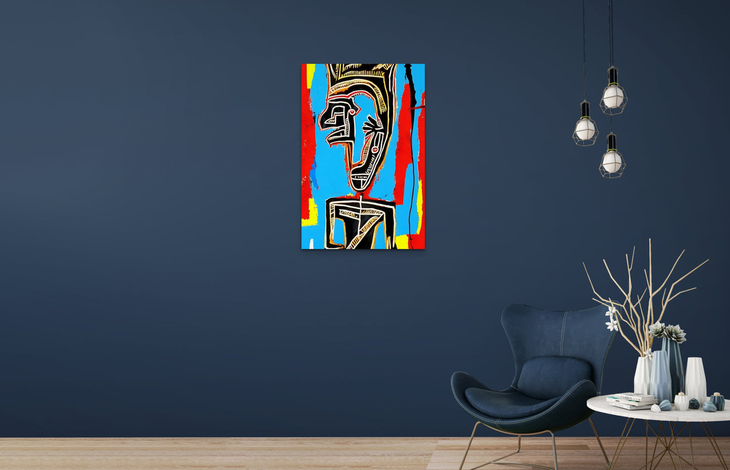 DEFINITELY UNSURE, African Portrait Canvas Wall Art.