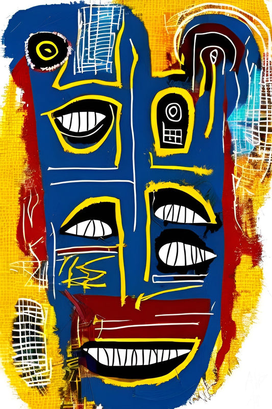 African Portrait Wall Art, Canvas,