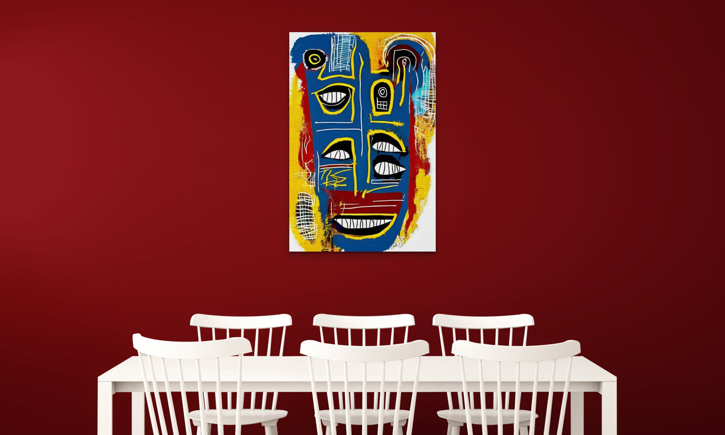 BLIND INSIGHTFULNESS, African Portrait Canvas Wall Art.