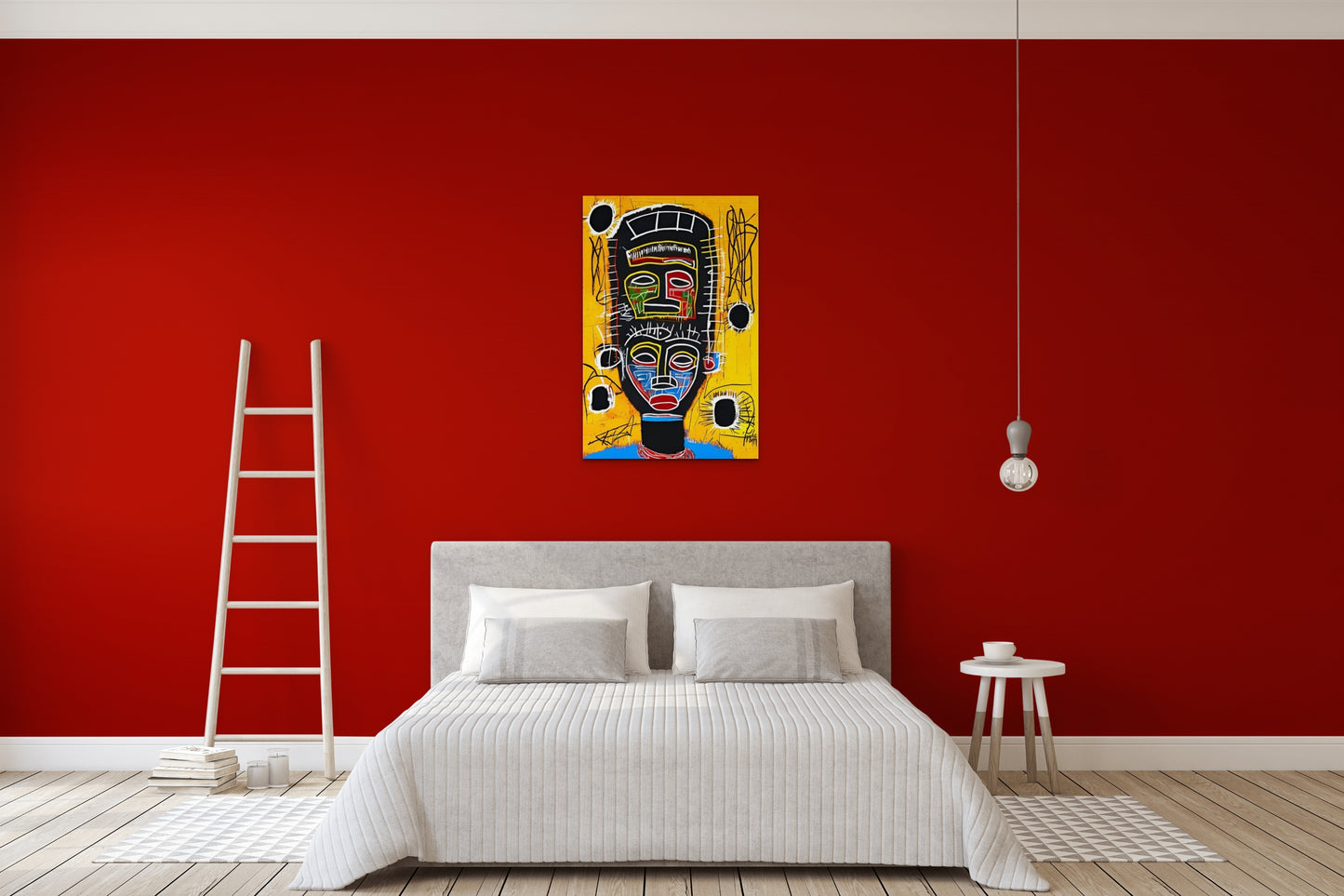 HURRY UP AND WAIT, African Portrait Canvas Wall Art.