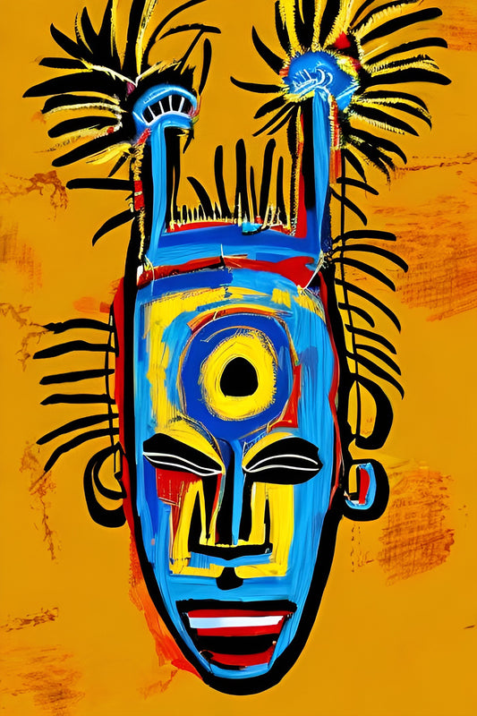 BOTTOM OF THE TOP, African Portrait Canvas Wall Art.