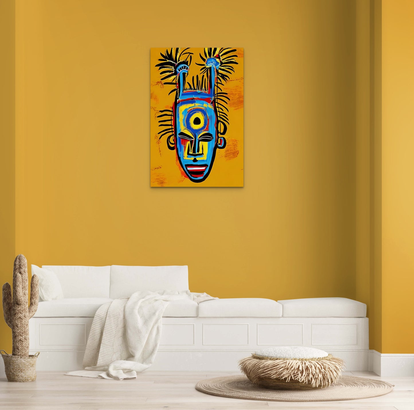 BOTTOM OF THE TOP, African Portrait Canvas Wall Art.