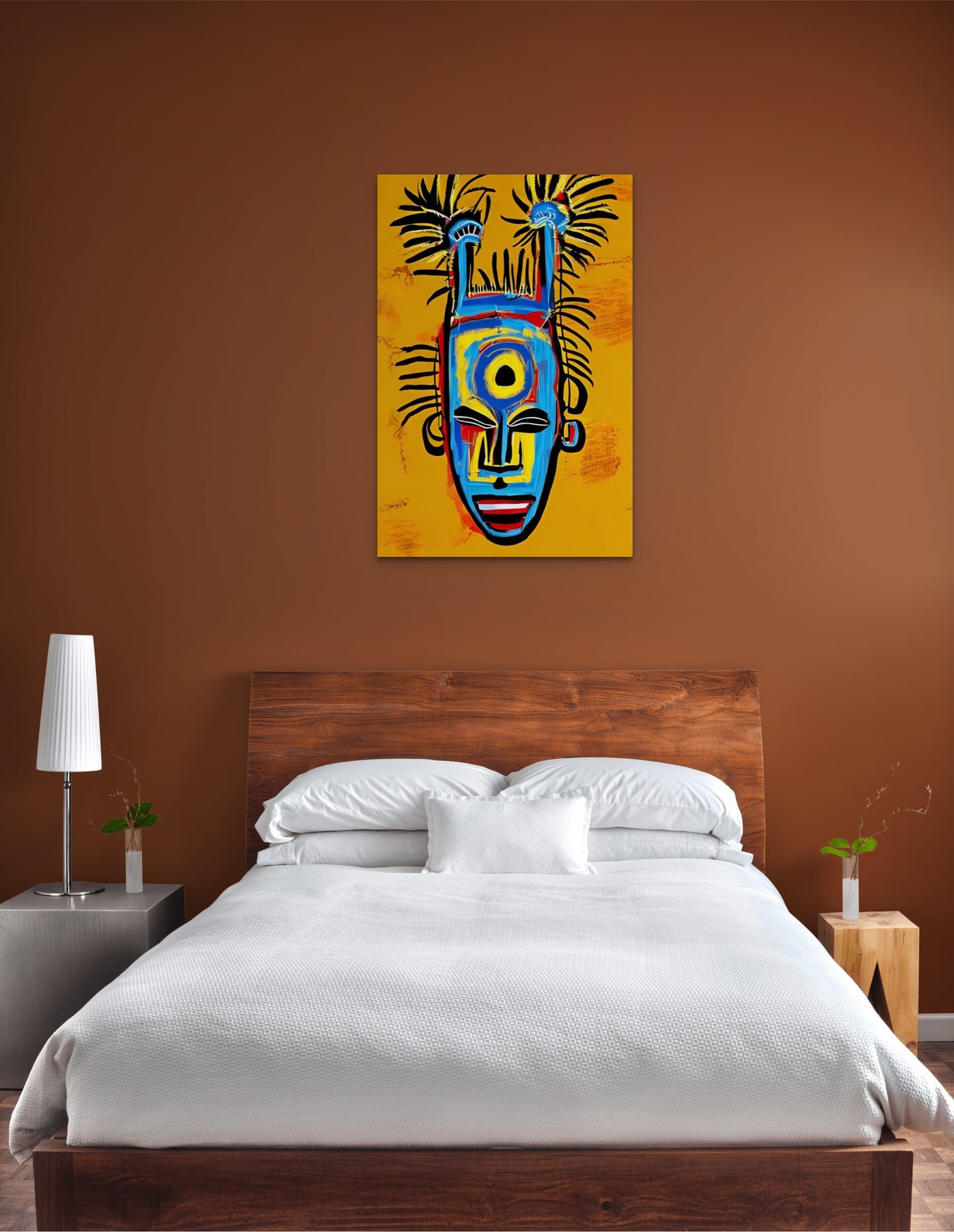 BOTTOM OF THE TOP, African Portrait Canvas Wall Art.