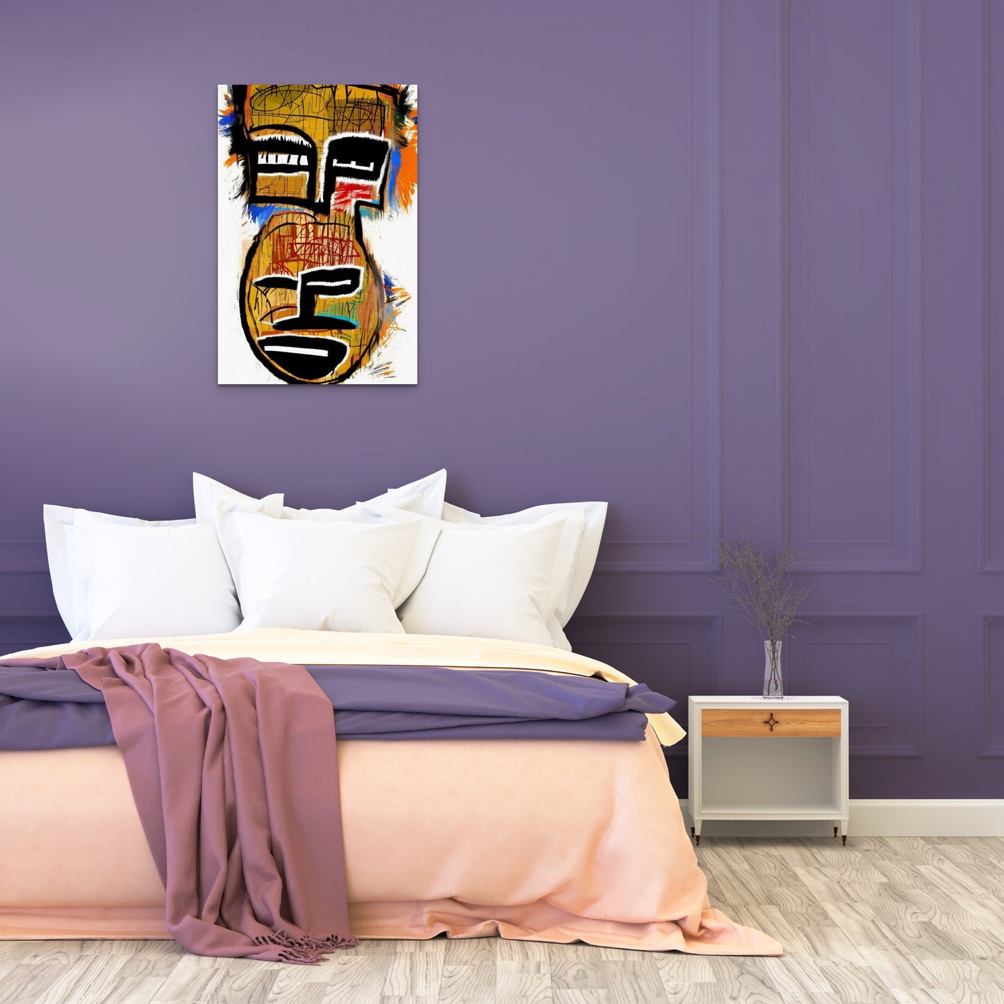 BEGINING OF THE END, African Portrait Canvas Wall Art.