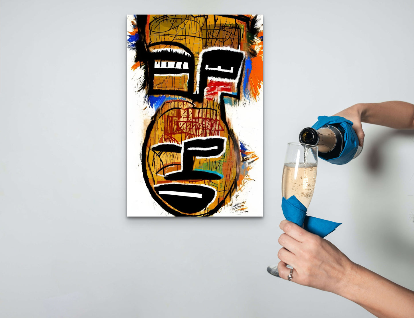 BEGINING OF THE END, African Portrait Canvas Wall Art.