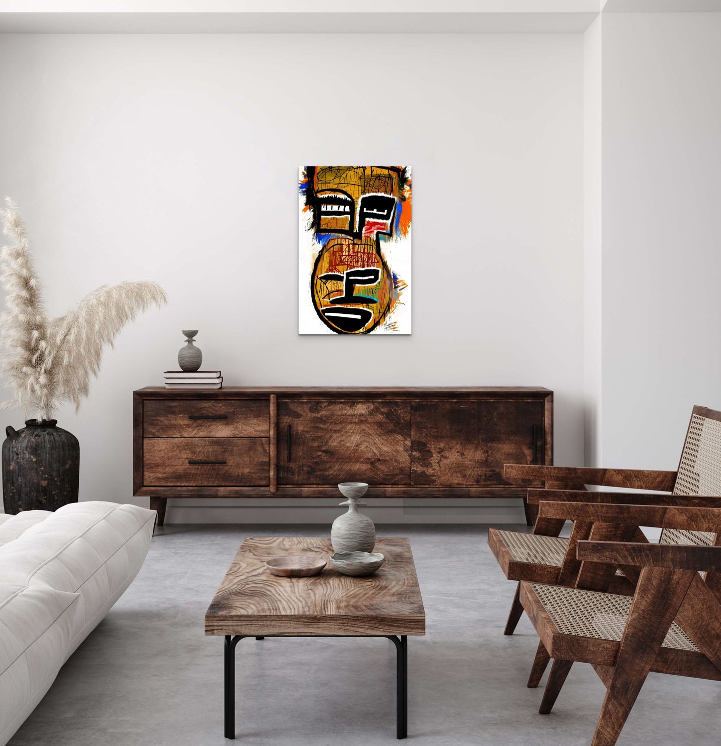BEGINING OF THE END, African Portrait Canvas Wall Art.