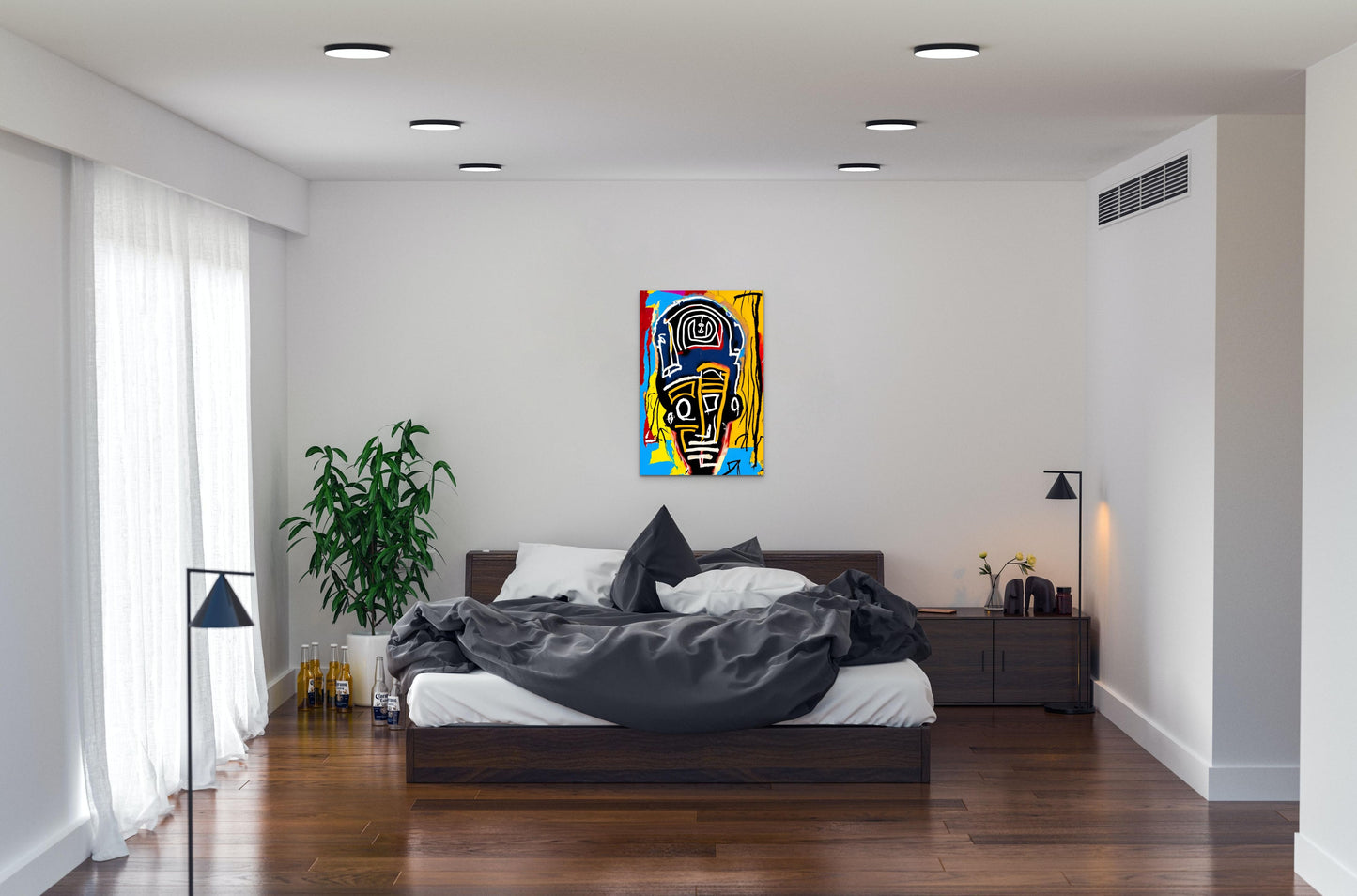 CONFUSEDLY CLEAR, African Portrait Canvas Wall Art.