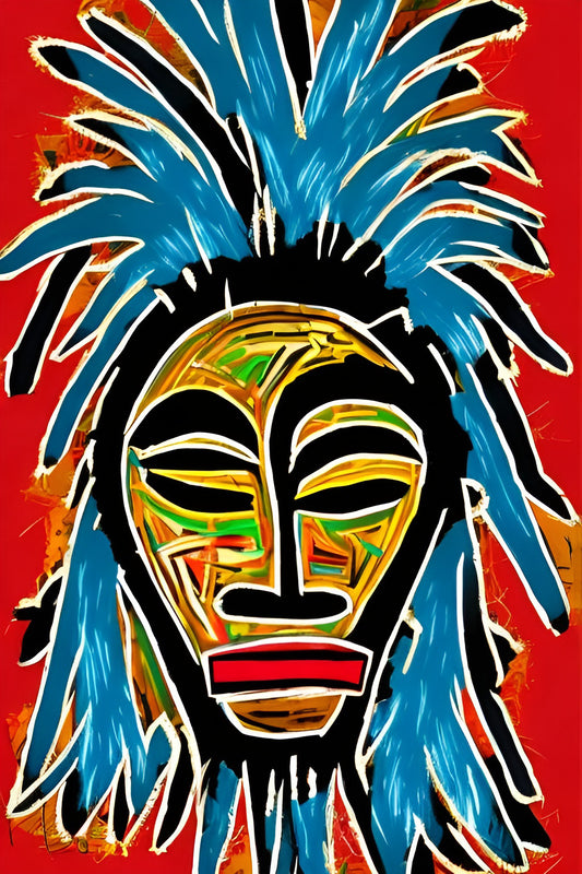OUTTA MY KIND, African Portrait Canvas Wall Art.