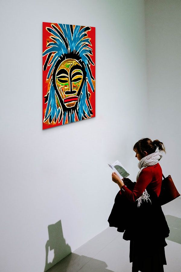 OUTTA MY KIND, African Portrait Canvas Wall Art.