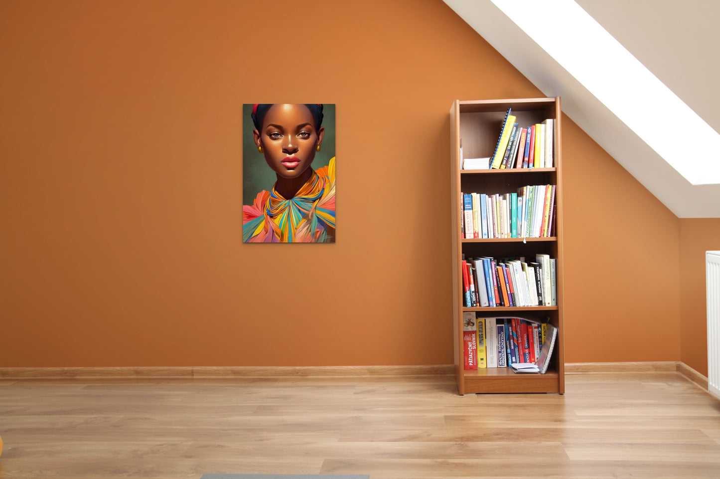 MOTHER NUFINYE, African Portrait Canvas Wall Art.