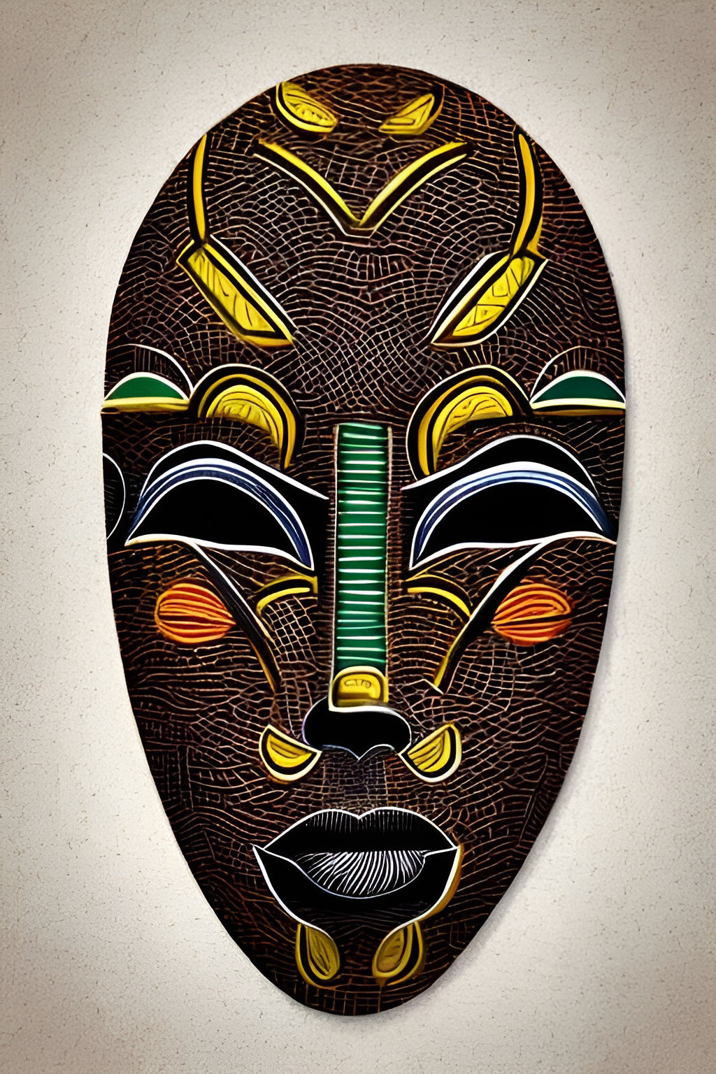 African Portrait Wall Art, Canvas,