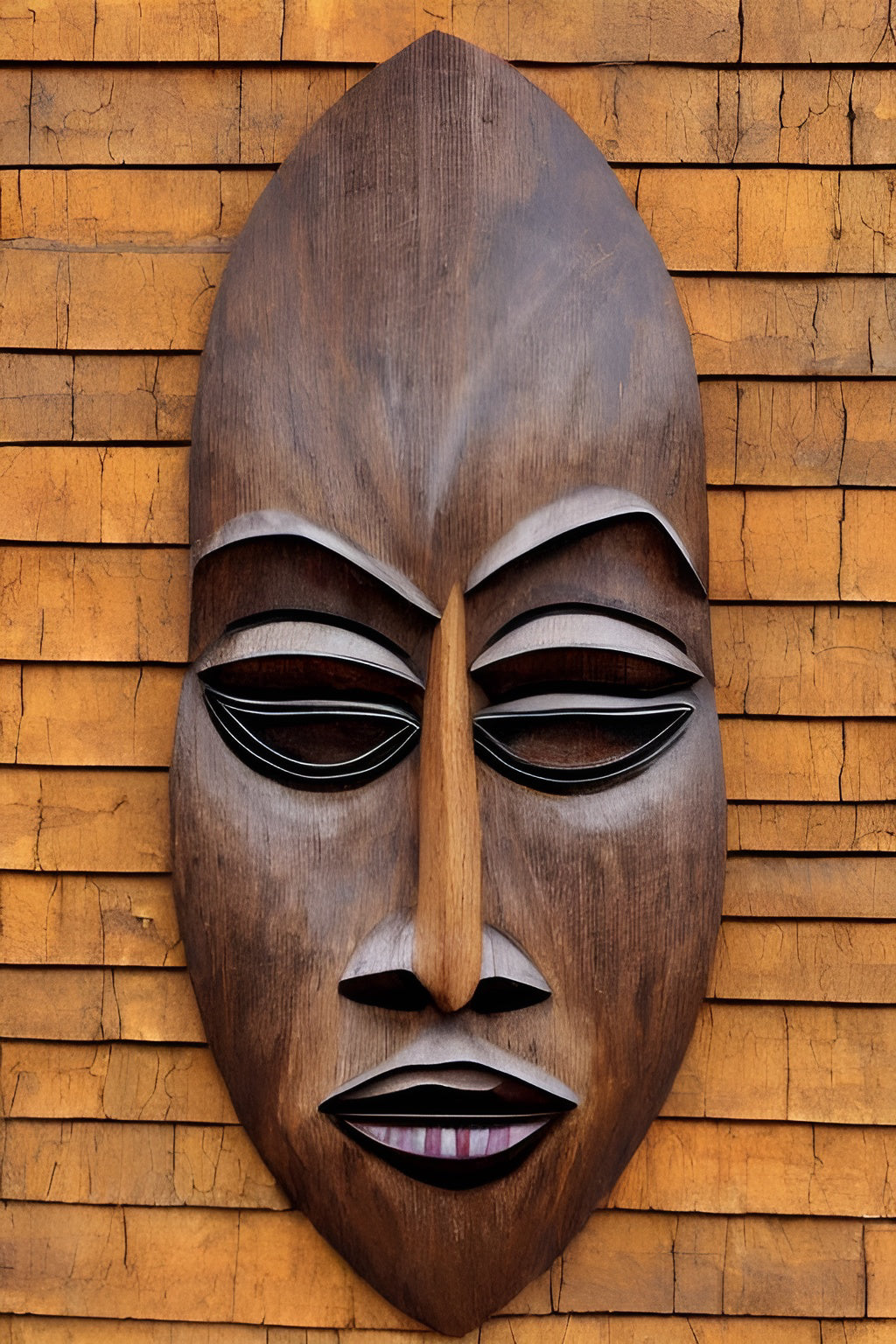 WENDALI MASK, African Portrait Canvas Wall Art.