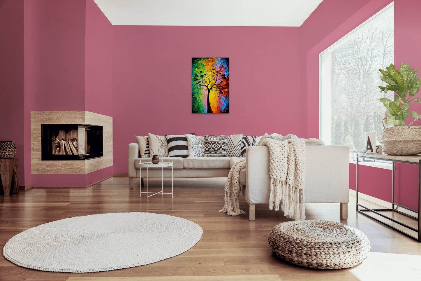 HUES IN THE BACKDROP, African Portrait Canvas Wall Art.