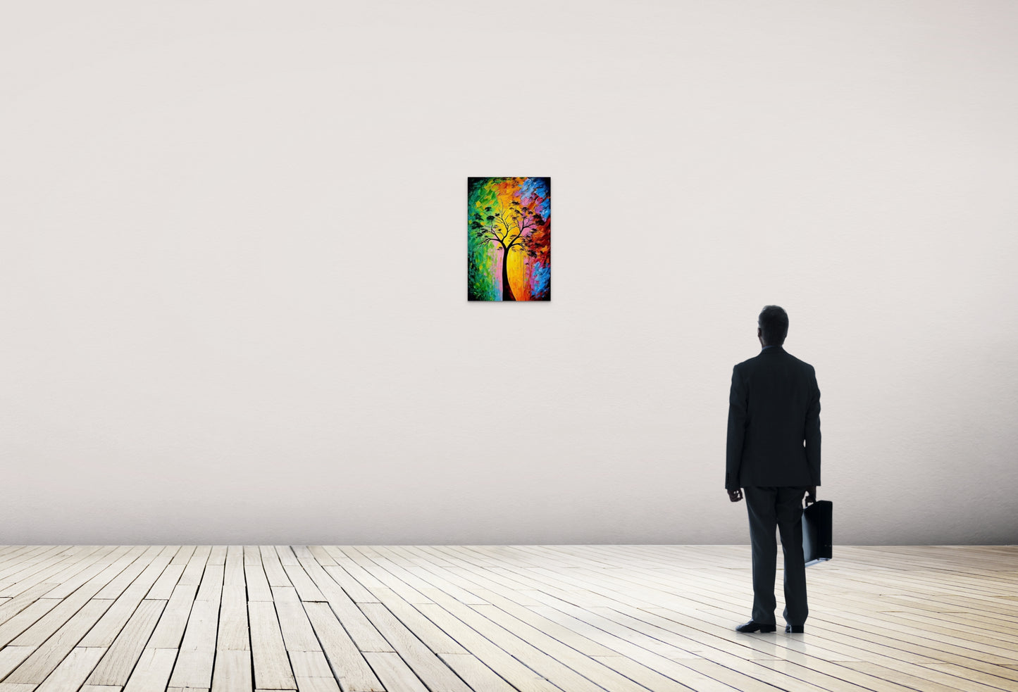 HUES IN THE BACKDROP, African Portrait Canvas Wall Art.