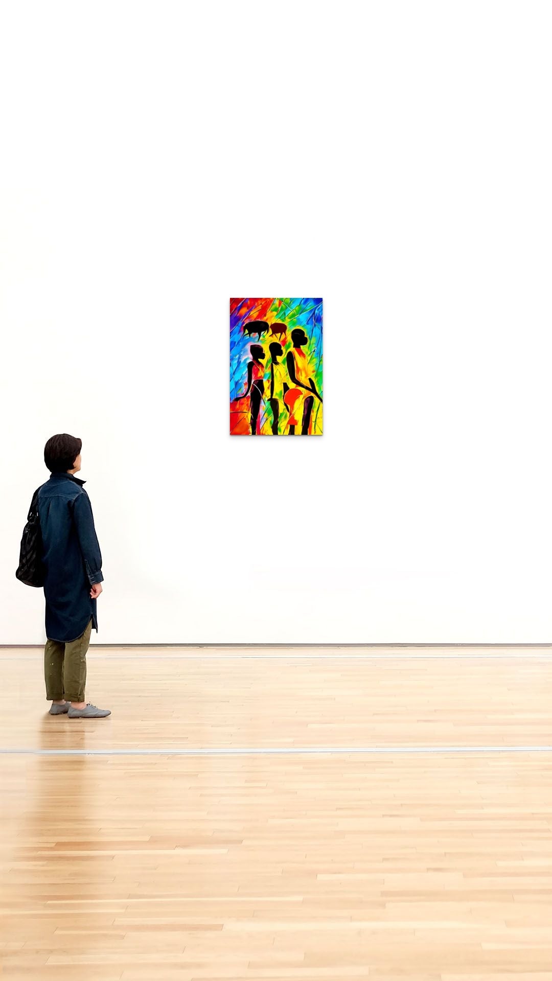 LIKE FATHER, LIKE SON, LIKE DAUGHTER, African Portrait Canvas Wall Art.