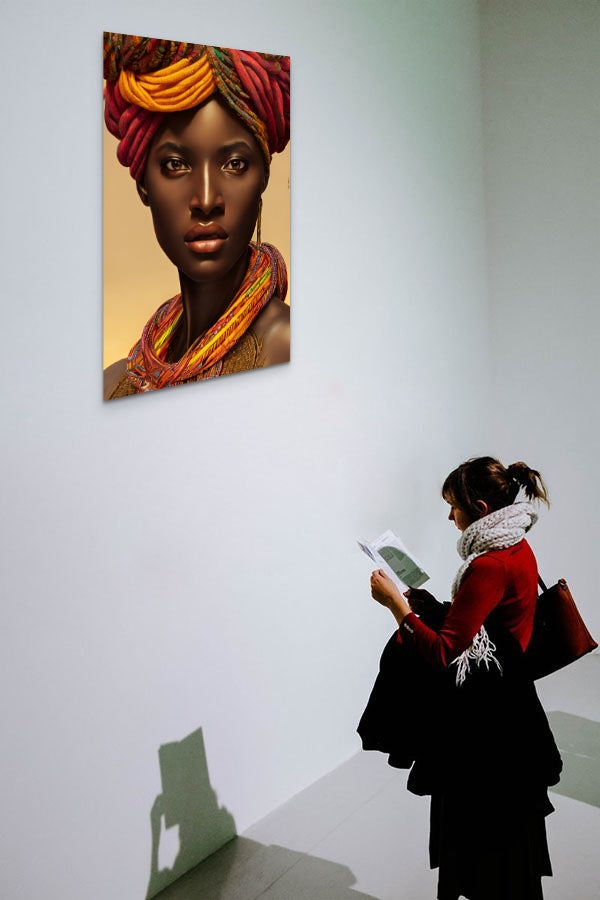 MOTHER MUDONDAY, African Portrait Canvas Wall Art.